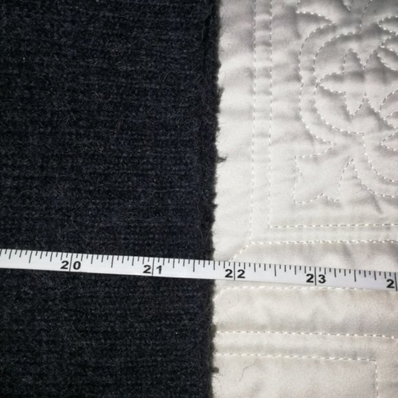 Medium ONLY Oversized Color Block Stripes Wool Crewneck Chunky Knit Sweater - Picture 11 of 12